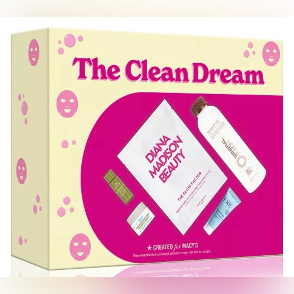 Skin Care Set: The Clean Dream Skin Care Set from Macy’s collection. GWP
